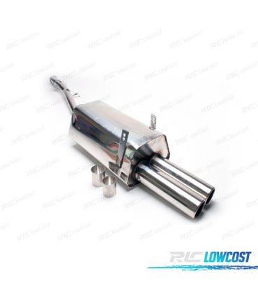 SILENCIOSO ESCAPE BMW SERIE 3 E36 L4 1991-1998 2x76MM