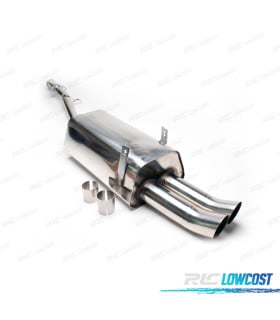 SILENCIOSO ESCAPE PARA BMW SERIE 3 E36 L4 1991-1998 INOX x2 DTM
