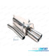 SILENCIOSO ESCAPE PARA BMW SERIE 3 E36 L6 1991-1998 INOX x2