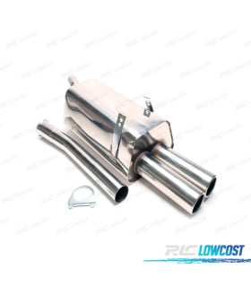 SILENCIOSO ESCAPE BMW SERIE 3 E36 L6 1991-1998 INOX x2