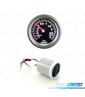 RELOJ PRESIÓN TURBO FONDO NEGRO ILUMINADO