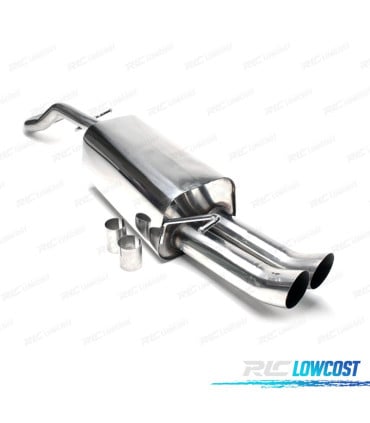 SILENCIOSO ESCAPE PARA VOLKSWAGEN VW GOLF IV 09 1996- INOX x2 DTM