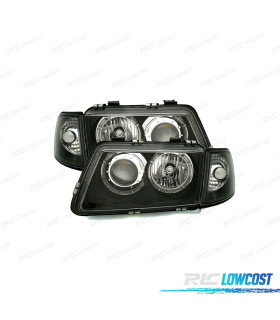 FAROS AUDI A3 8L 96-00 OJOS ANGEL FONDO NEGRO