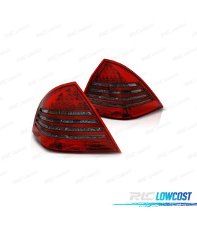 PILOTOS MERCEDES CLASE C W203 00-04 LED ROJO GRIS