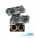 FAROS BMW SERIE 7 E38 94-98 OJOS ANGEL HALOGENO FONDO CROMO