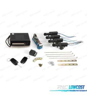 CIERRE CENTRALIZADO UNIVERSAL CON MOTORES Y 2 MANDOS CON ESPADIN PLEGABLE