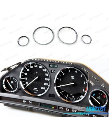 AROS CROMO CUADRO INSTRUMENTOS BMW E30 LOOK M3