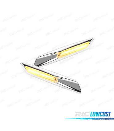 INTERMITENTES LATERALES BMW SERIE 5 F10 CROMADOS