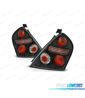 PILOTOS FIAT STILO 01-08 ROJO FONDO NEGRO