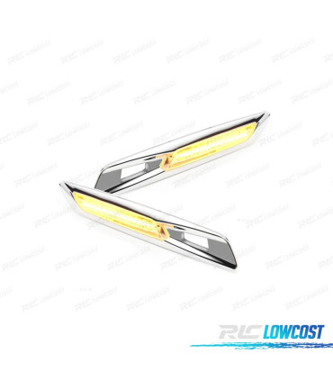 INTERMITENTES LATERALES BMW SERIE 5 F10 PARK ASSIST CROMADOS