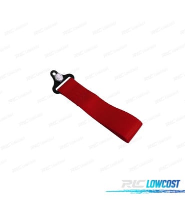 CINTA DE REMOLQUE ROJA EN TELA