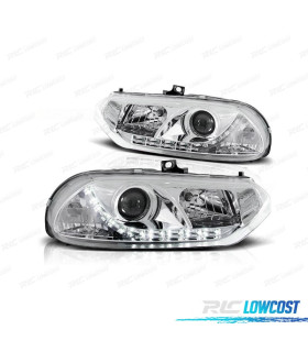 FAROS ALFA ROMEO 156 97-03 LUZ DIURNA FONDO CROMO