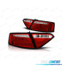 PILOTOS AUDI A5 07-11 LIGHT BAR ROJO CROMO