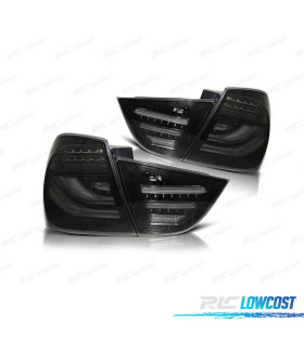 PILOTOS BMW E90 LCI 08-12 LIGHT BAR FONDO NEGRO AHUMADO