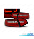 PILOTOS AUDI A6 4F 08-11 LIGHT BAR ROJO CROMO