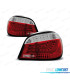 PILOTOS BMW E60 LCI 07-10 LED ROJO CROMO