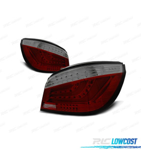PILOTOS BMW E60 LCI 07-10 LED ROJO AHUMADO