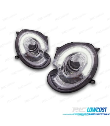 FAROS MINI COOPER R56 R57 06-10 XENON TUBE LIGHT FONDO CROMO