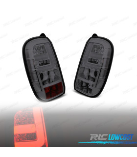 PILOTOS DACIA DUSTER 10-13 LIGHT BAR FONDO CROMO AHUMADO