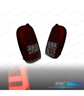 PILOTOS DACIA DUSTER 10-13 LIGHT BAR ROJO AHUMADO