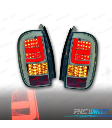 PILOTOS DACIA DUSTER 10-13 LIGHT BAR LED FONDO CROMO AHUMADO