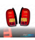 PILOTOS DACIA DUSTER 10-13 LIGHT BAR LED ROJO CROMO