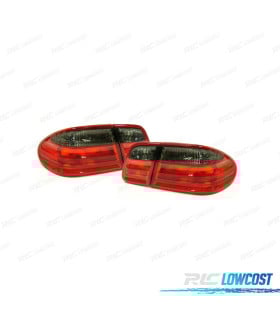 PILOTOS MERCEDES CLASE E W210 95-02 ROJO AHUMADO