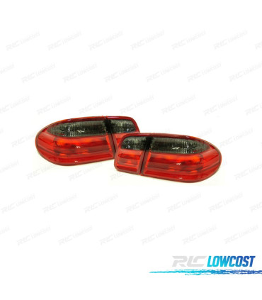 PILOTOS MERCEDES CLASE E W210 95-02 ROJO AHUMADO