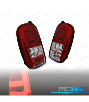 PILOTOS DACIA DUSTER 10-13 LIGHT BAR ROJO CROMO