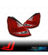 PILOTOS PARA FORD FIESTA MK7 08-12 LIGHT BAR ROJO CROMO