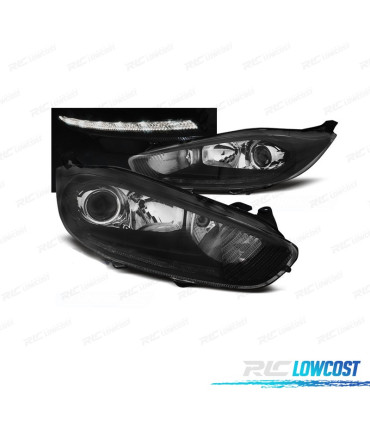 FAROS FORD FIESTA 12-17 LUZ DIURNA DLR FONDO NEGRO