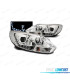 FAROS FORD FOCUS 11-14 LUZ DIURNA FONDO CROMO