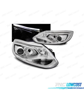 FAROS FORD FOCUS MK3 11-14 TUBE LIGHT FONDO CROMO