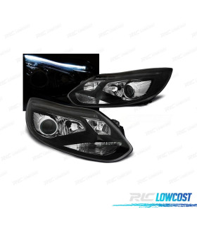 FAROS FORD FOCUS 11-14 TUBE LIGHT FONDO NEGRO