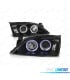 FAROS PARA FORD MONDEO MK3 00-07 OJOS ANGEL FONDO NEGRO