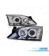FAROS PARA FORD MONDEO MK3 00-07 OJOS ANGEL FONDO CROMO