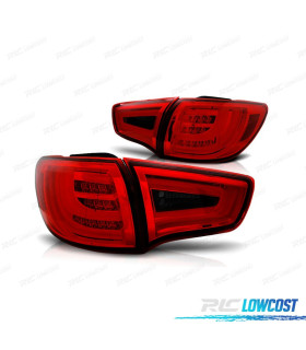 PILOTOS KIA SPORTAGE 09-14 LIGHT BAR ROJO AHUMADO