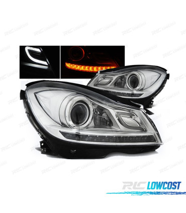FAROS MERCEDES W204 11-14 LUZ DIURNA LED TUBE LIGHT + LED