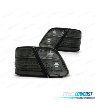 PILOTOS PARA MERCEDES CLK W208 97-02 LED FONDO CROMO AHUMADO