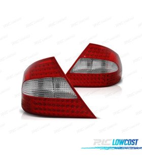 PILOTOS PARA MERCEDES CLK W209 05-10 LED ROJO CROMO