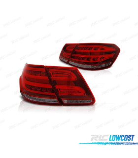PILOTOS MERCEDES CLASE E W212 09-13 LIGHT BAR ROJO AHUMADO