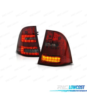 PILOTOS PARA MERCEDES ML W163 98-05 LED AHUMADO ROJO