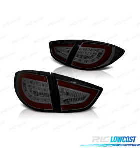 PILOTOS PARA HYUNDAI IX35 10-13 LIGHT BAR FONDO NEGRO AHUMADO
