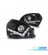 FAROS PARA HYUNDAI TUCSON 04-10 LUZ DIURNA FONDO NEGRO