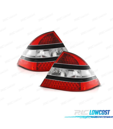 PILOTOS PARA MERCEDES CLASE S W220 02-05 LED ROJO AHUMADO