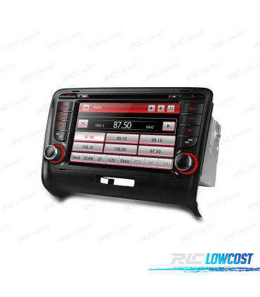 RADIO NAVEGADOR 7" AUDI TT 06-12 USB GPS TACTIL HD