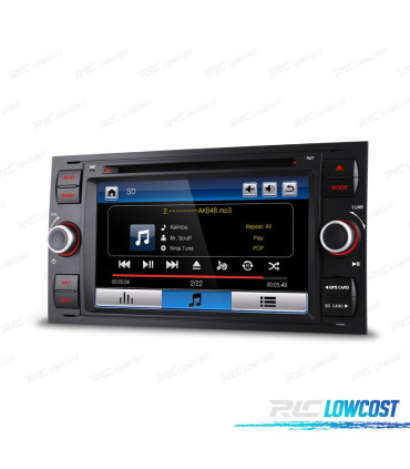 RADIO GPS NAVEGADOR TACTIL 7" PARA FORD FOCUS C-MAX FIESTA GALAXY KUGA MONDEO S-MAX TRANSIT