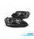 FAROS PARA VOLKSWAGEN VW GOLF 7 12-17 LOOK GTI LUZ DIURNA FONDO NEGRO