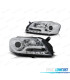 FAROS PARA VOLKSWAGEN VW PASSAT B7 10-14 TUBE LIGHT FONDO CROMO