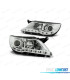 FAROS VOLKSWAGEN VW TIGUAN 07-11 LUZ LED DIURNA FONDO CROMO
